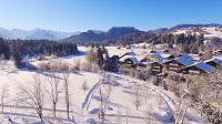 Parkhotel Burgmühle Außenansicht im Winter