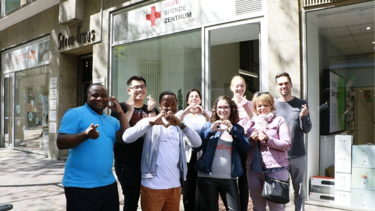Blutspendeaktion unserer Gemeindemitglieder beim Deutschen Roten Kreuz in Essen (© )