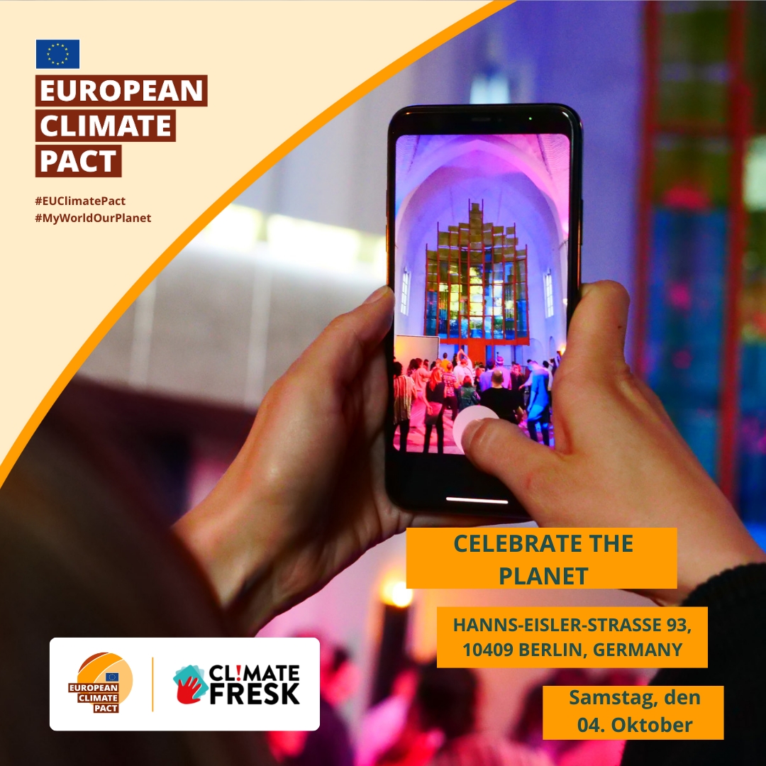 Celebrate the Planet - Klimaspiel. Gemeinschaftsessen. Wandel erleben. (Bildquelle: @EU-Klimapakt)