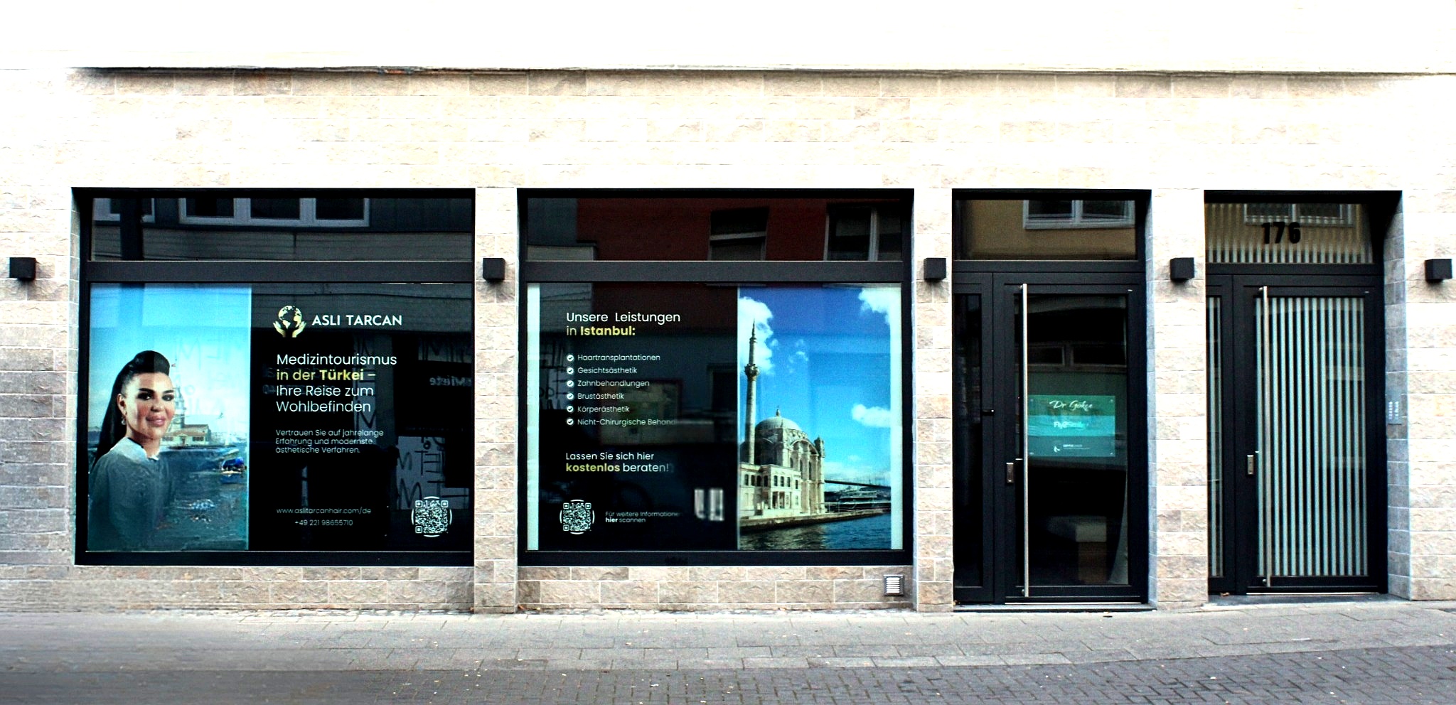 Die Kölner Anlaufstelle der Asl?Tarcan Clinic informiertüber medizinischen Tourismus in der Türkei (Die Bildrechte liegen bei dem Verfasser der Mitteilung.)