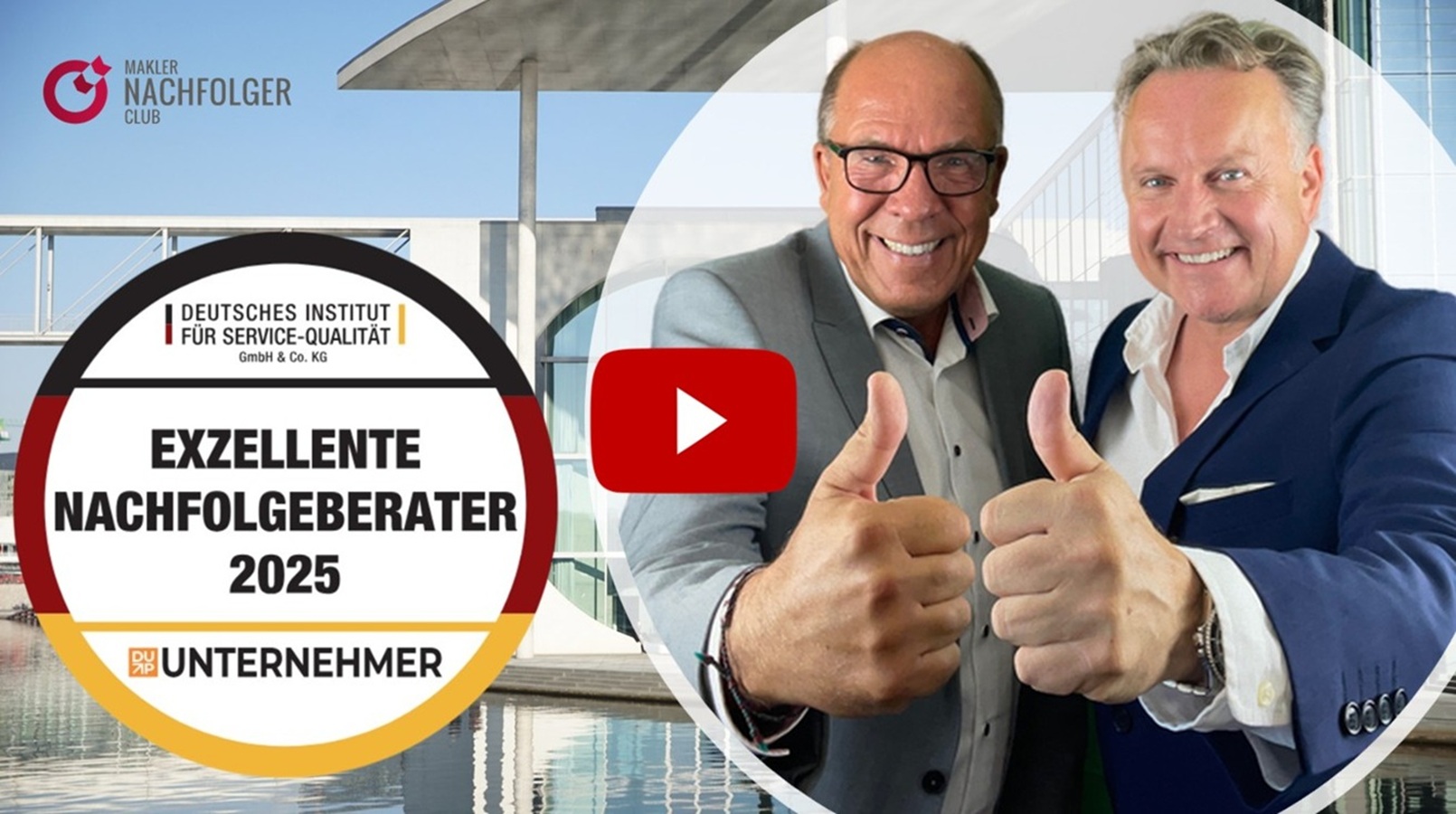 Thomas Suchoweew und Oliver Petersen Exzellente Nachfolgeberater für Makler, Makler Nachfolger Club, Bestandskauf, Beratung