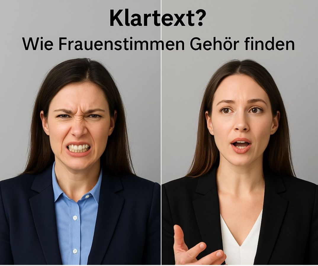 Lächeln oder Zähne zeigen? (© Foto: KI generiert by Imke Götz)