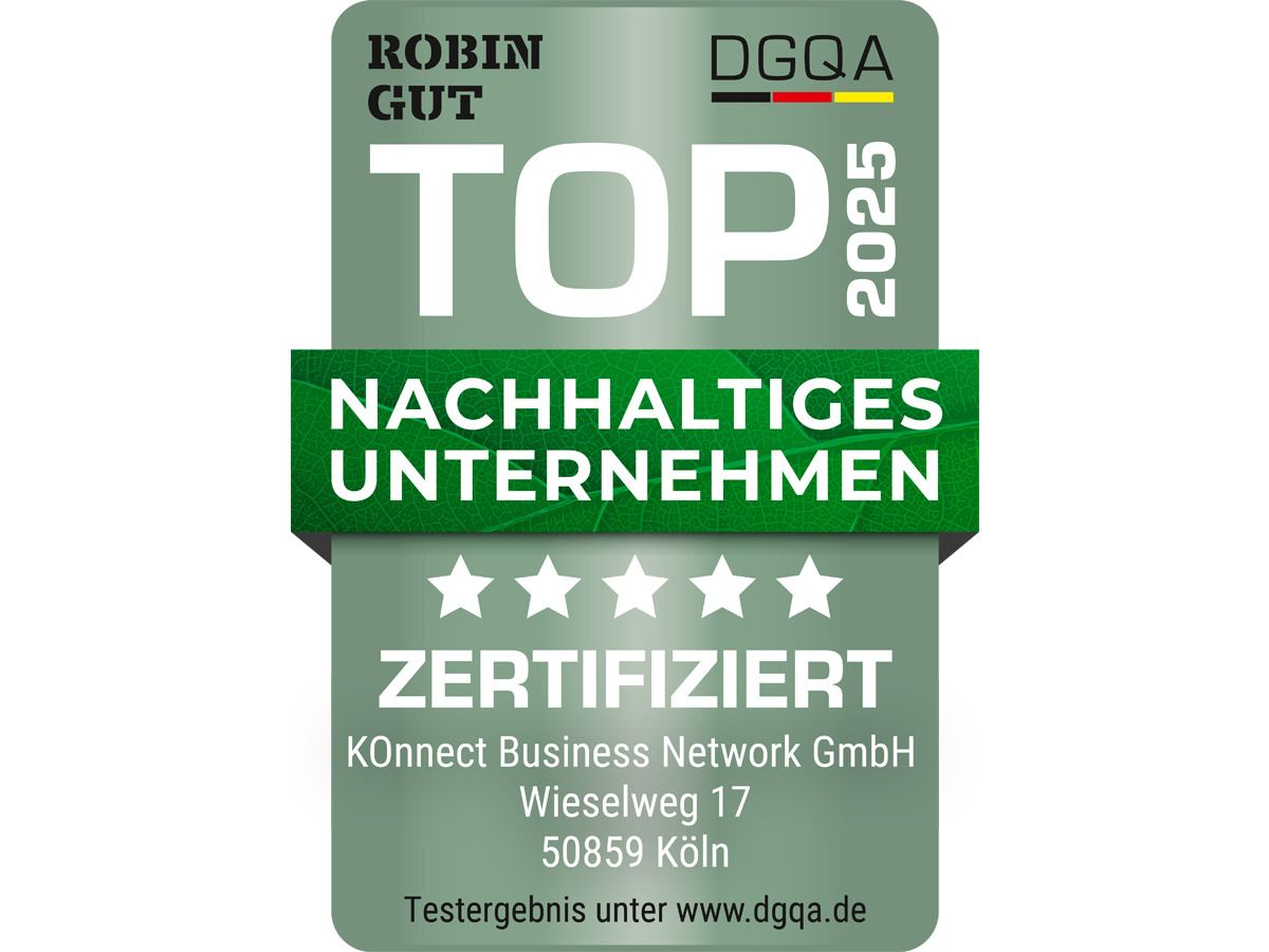 Die KOnnect Business Network GmbH erhält die Zertifizierung 