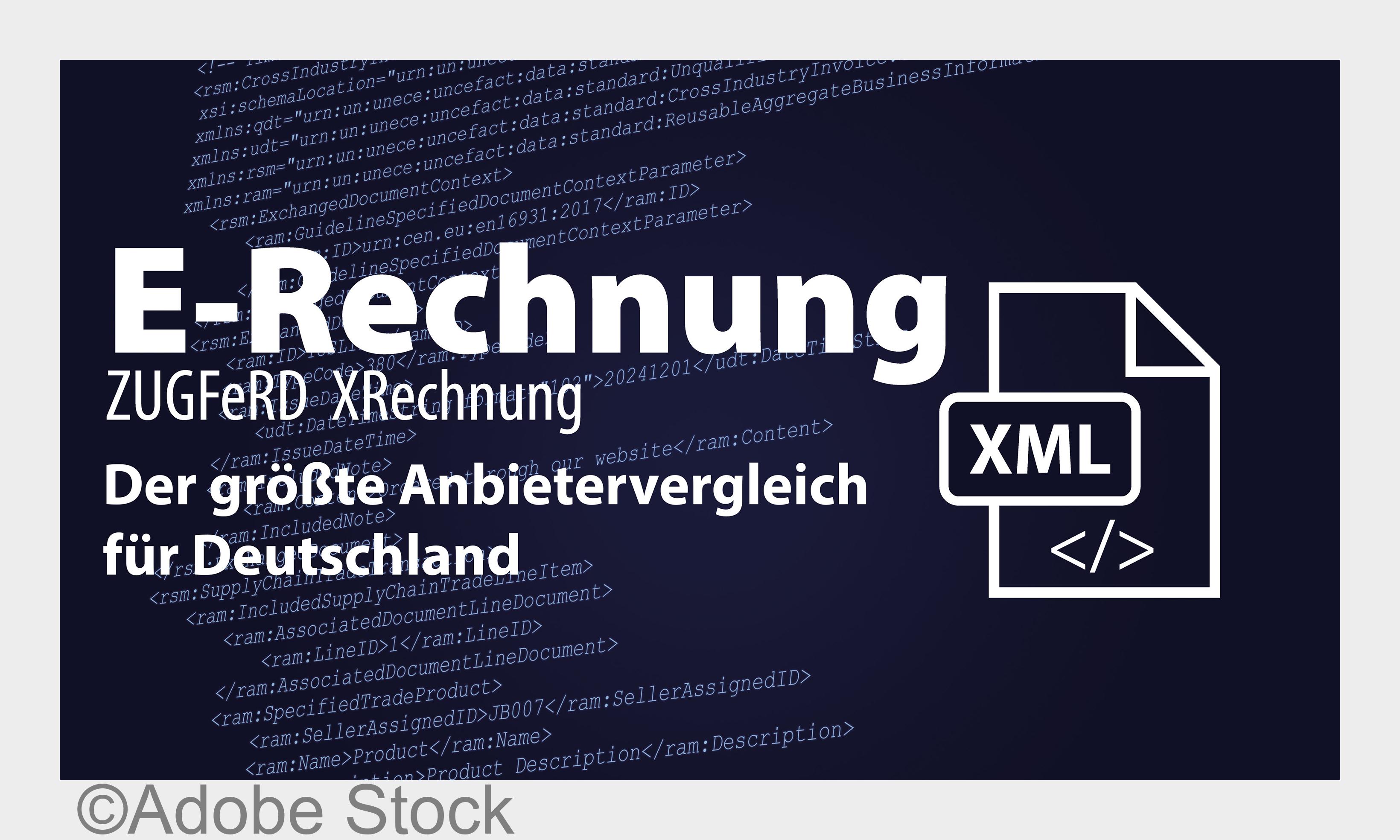 Vergleich E-Rechnungssoftware (Bildquelle: Adobe Stock)