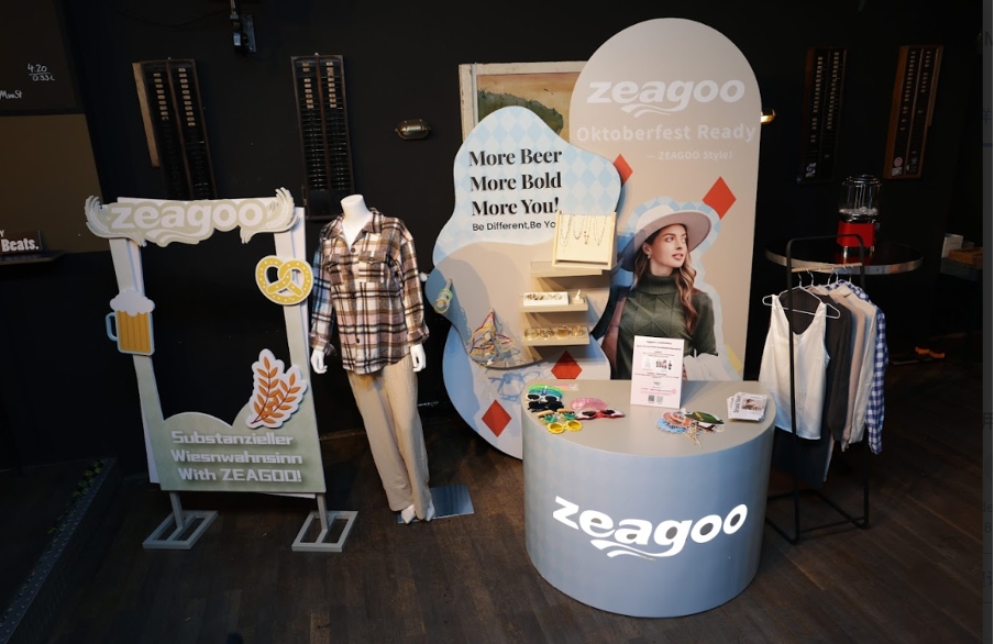 Zeagoo / Pop-up München 2025 (Bildquelle: Zeagoo)