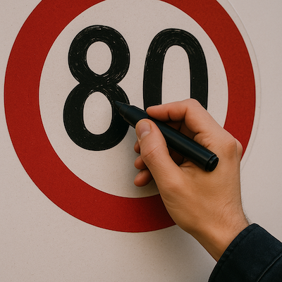 Auch gefälschte Verkehrsschilder gelten Auch gefälschte Verkehrsschilder gelten