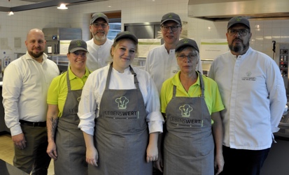 Das Küchenteam des neuen OLG Bistro Lieblingsgericht.