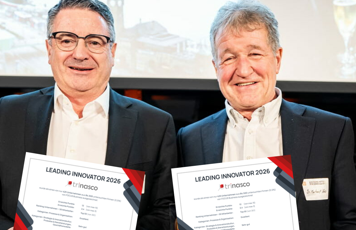 Auszeichnung FOCUS Business für die Geschäftsführer Bernd Kasper und Dr. Hartmut Voss