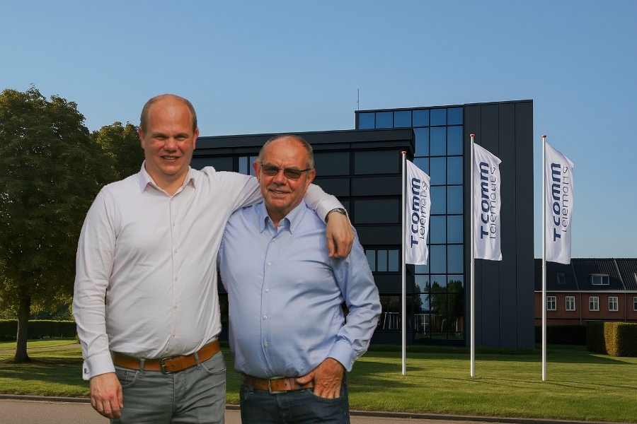 Die beiden Gründer von T COMM (von links): Michael und Jan Verweij Die beiden Gründer von T COMM (von links): Michael und Jan Verweij