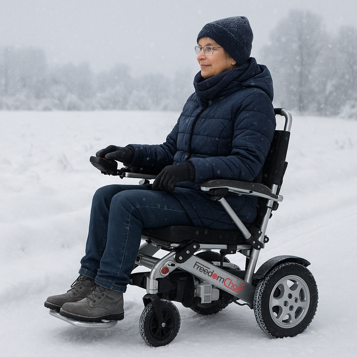 Im Winter mit dem Elektrorollstuhl mobil zu bleiben, gelingt erstaunlich gut, wenn man gut vorbereitet ist