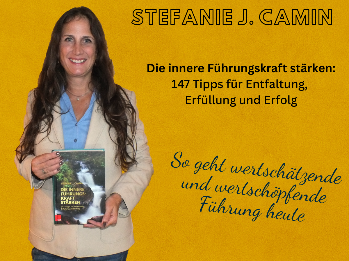 Führungskräfte-Expertin Stefanie J. Camin stellt ihr neues Buch Führungskräfte-Expertin Stefanie J. Camin stellt ihr neues Buch