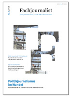 Cover der aktuellen Juli-Ausgabe des Fachjournalist