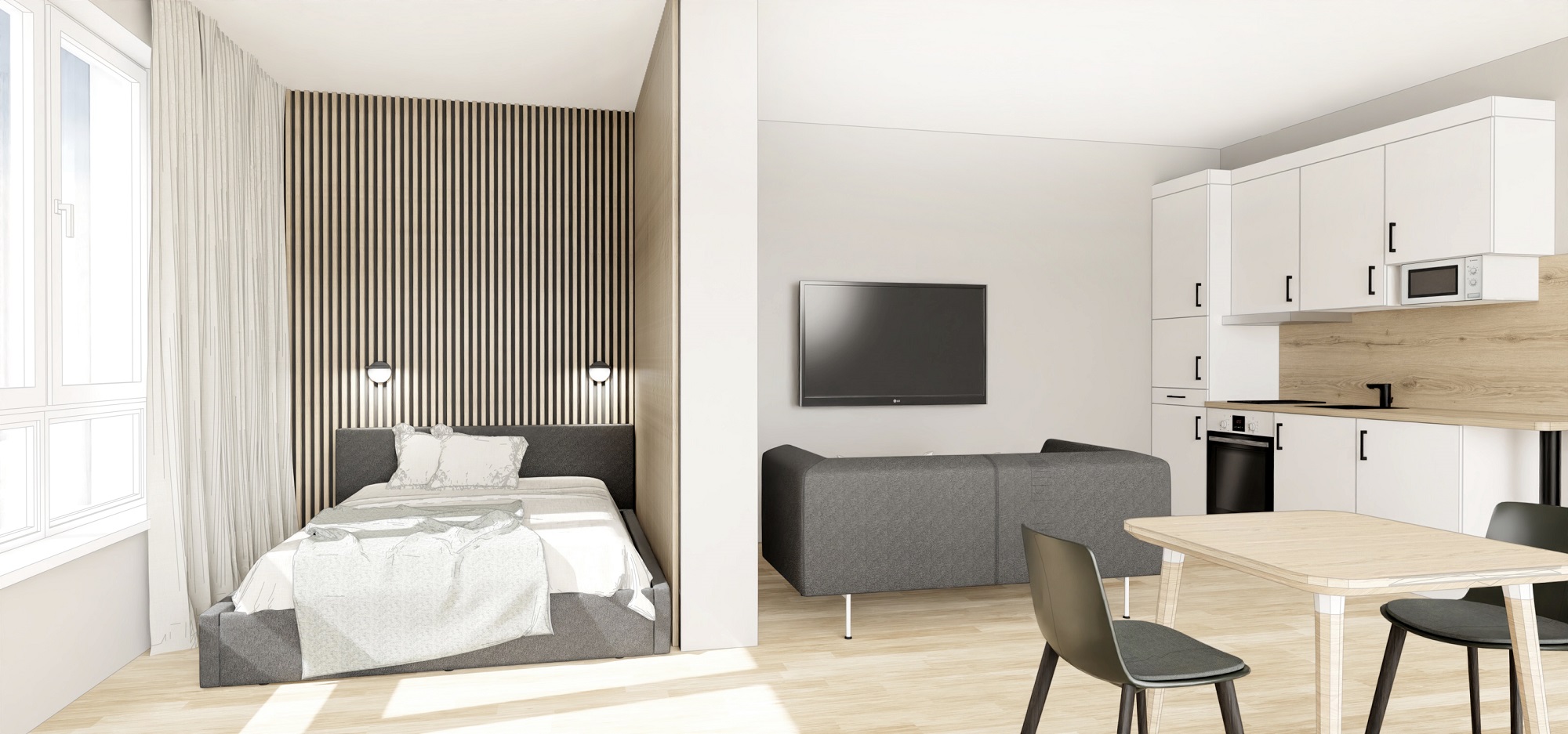 Eines der künftigen Apartments der City4Living in Hainburg (Die Bildrechte liegen bei dem Verfasser der Mitteilung.) Eines der künftigen Apartments der City4Living in Hainburg (Die Bildrechte liegen bei dem Verfasser der Mitteilung.)