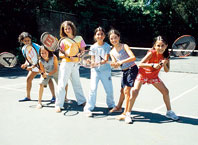 Schülersprachreise und Tennisunterricht in England