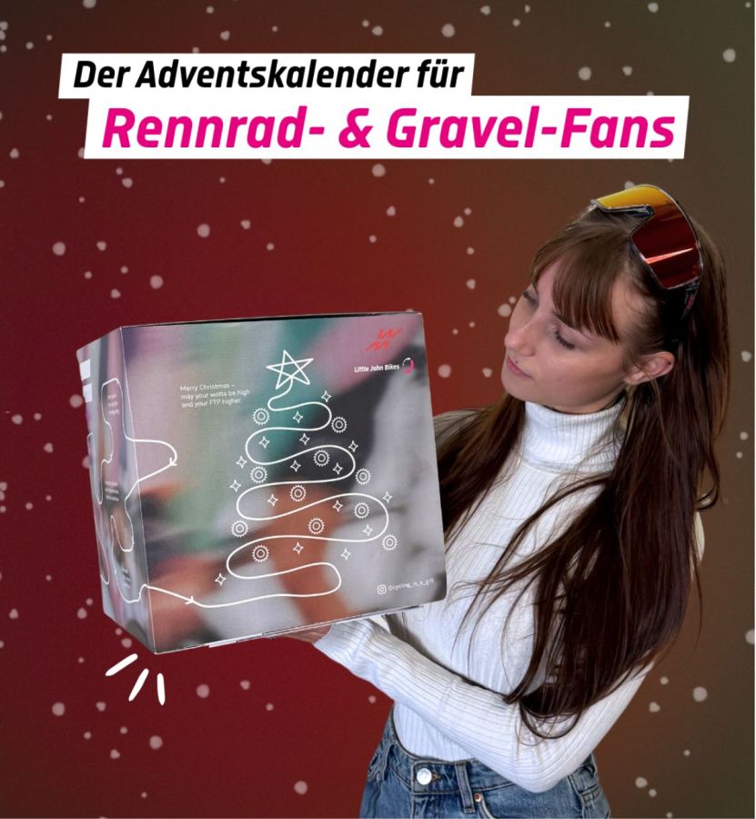 Der Adventskalender für Rennrad und Gravel Fans (© Little John Bikes GmbH) Der Adventskalender für Rennrad und Gravel Fans (© Little John Bikes GmbH)