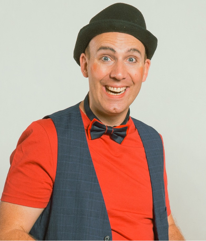 Jan Karpawitz als Gesundheitclown in der Hospiz (Die Bildrechte liegen bei dem Verfasser der Mitteilung.)