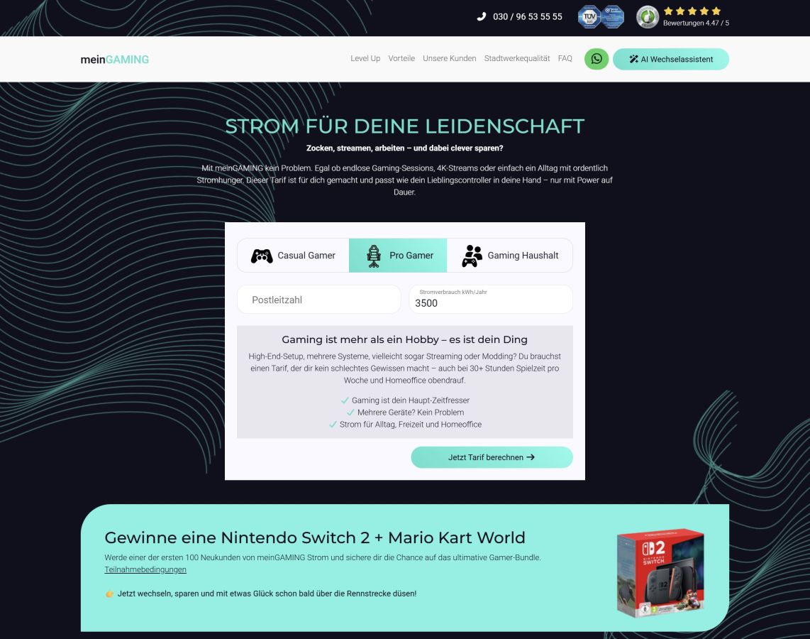 Screenshot meingaming.de (© )