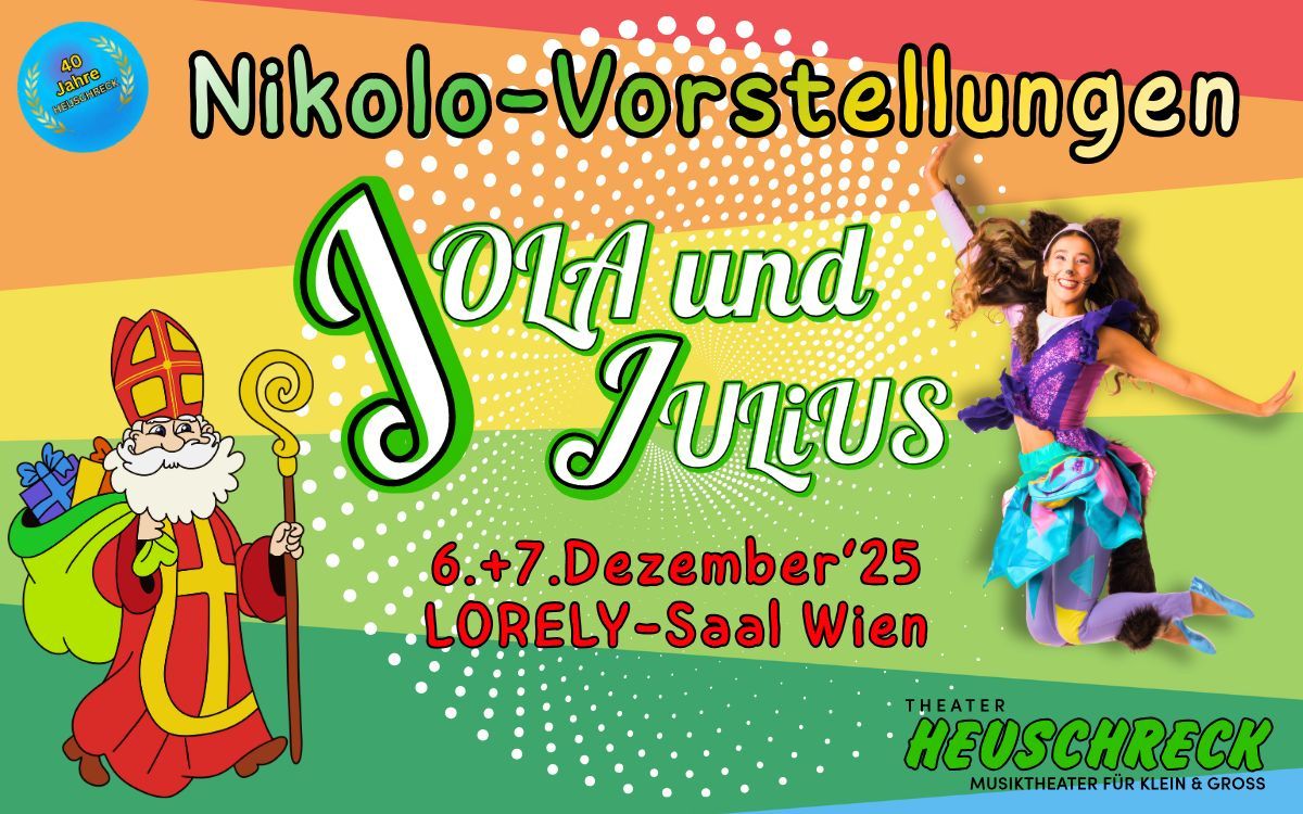 Fröhliche Nikolo-Vorstellungen von den Theater-HEUSCHRECKen (© Theater HEUSCHRECK)