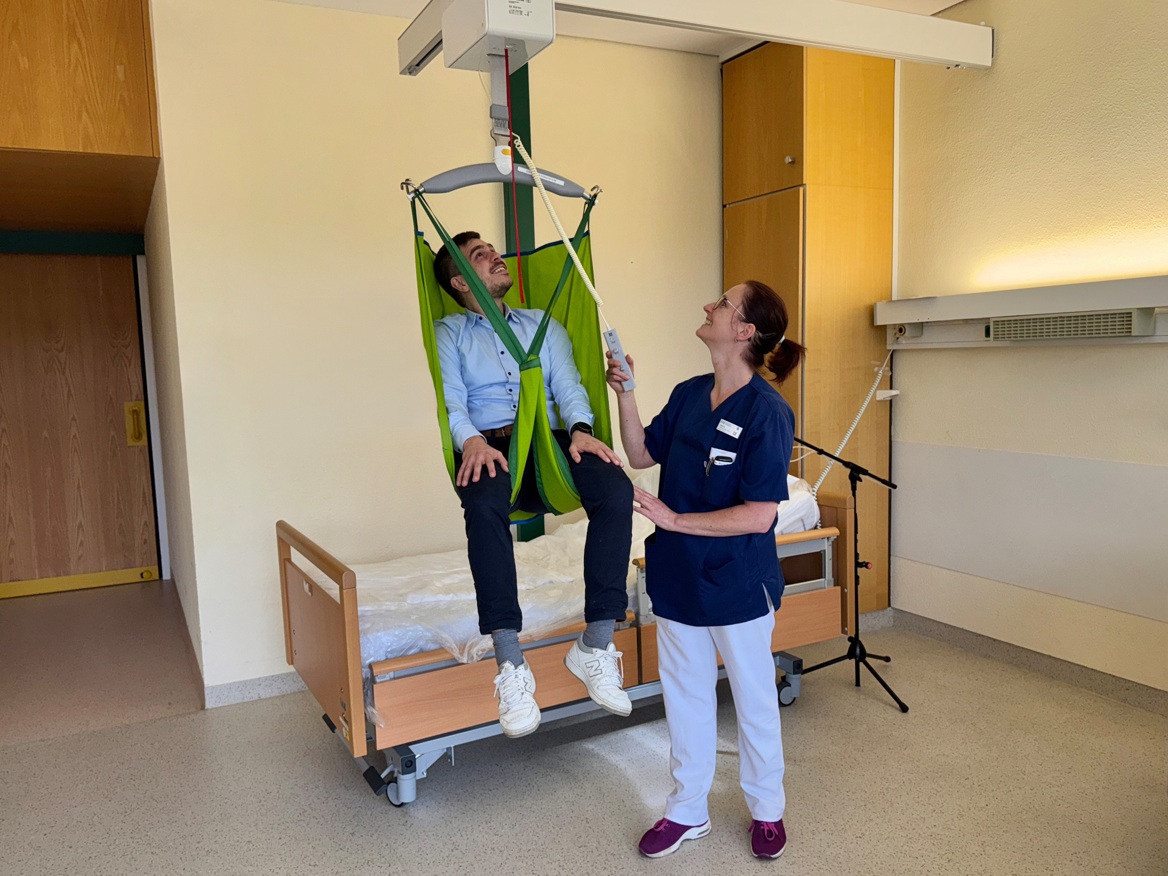 Patientenlifter im Krankenhaus Rummelsberg (Bildquelle: Krankenhaus Rummelsberg)