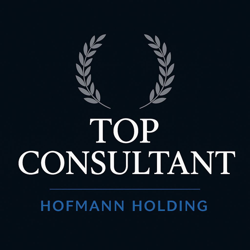 Hofmann Holding / Hofmann Partner Ltd. als Top Consultant ausgezeichnet (Die Bildrechte liegen bei dem Verfasser der Mitteilung.)