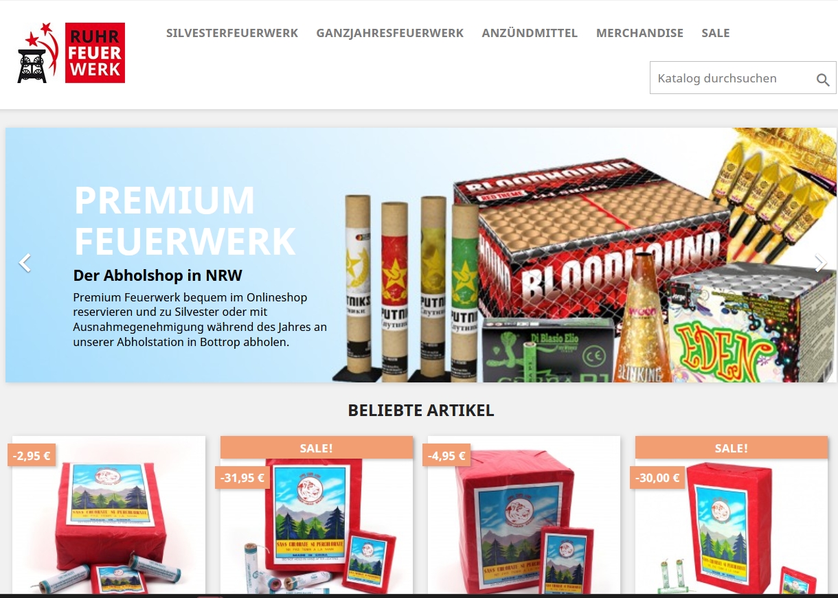 Feuerwerk Shop von Ruhrfeuerwerk (Die Bildrechte liegen bei dem Verfasser der Mitteilung.)