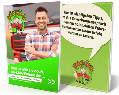 LKW Fahrer finden: Die Pesbe-Bücher (Die Bildrechte liegen bei dem Verfasser der Mitteilung.)