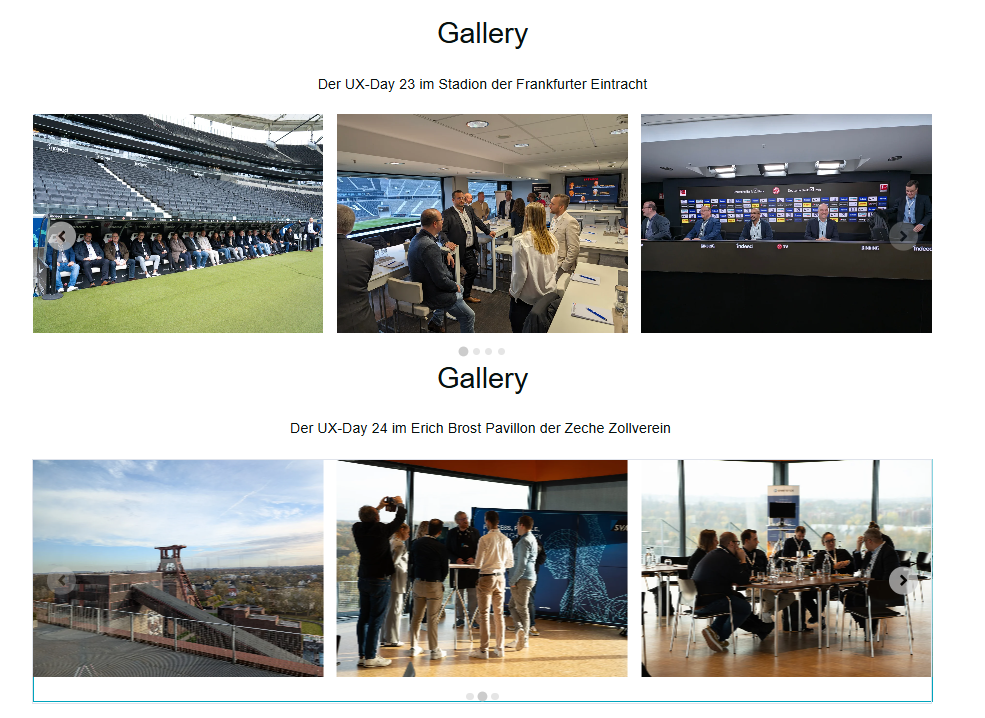 User Experience Day 23 Frankfurter Eintracht & User Experience Day 24 Zeche Zollverein Essen