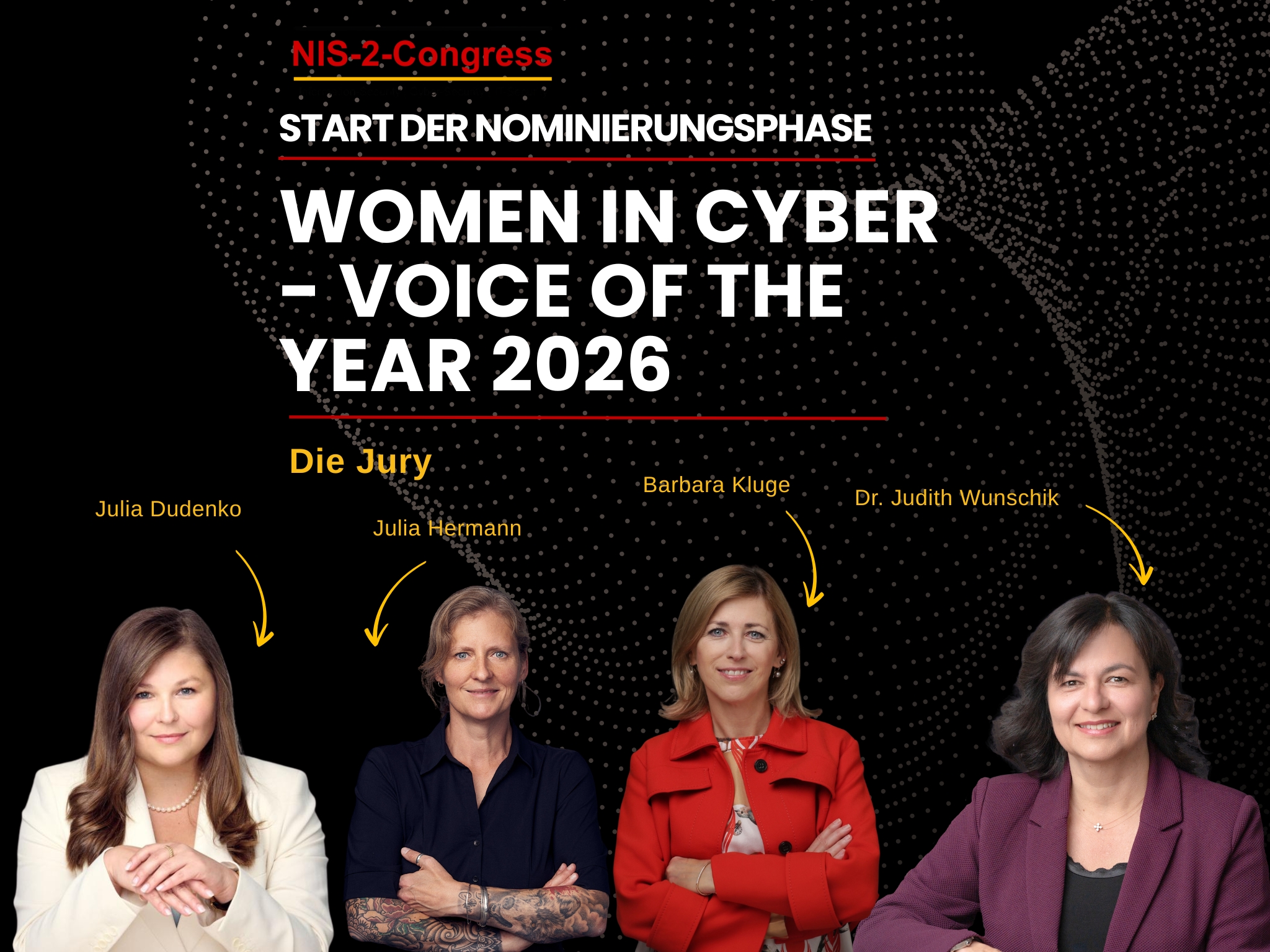 Women in Cyber: Die Nominierungsphase für die Auszeichnung„Voice of the Year 2026“ist gestartet. (Bildquelle: NIS-Projects GmbH)