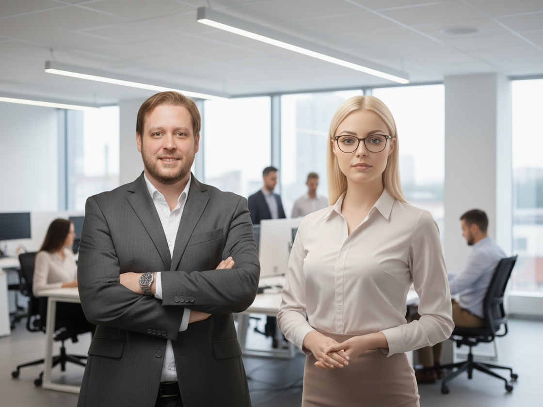 Dr. Daniel Nummer, CEO PREDICTA|ME mit Jeannie, der firmeneigenen KI (Die Bildrechte liegen bei dem Verfasser der Mitteilung.)