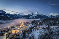 Blick vom Lockstein im Winter (c) Bergerlebnis Berchtesgaden