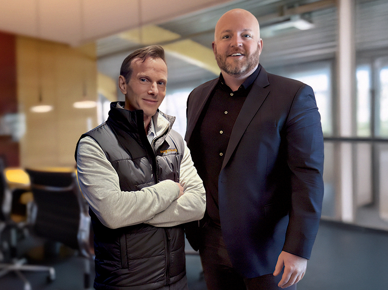 Dr. David Brumley, CEO, Mayhem Security (links) und Dave Gerry, CEO, Bugcrowd
