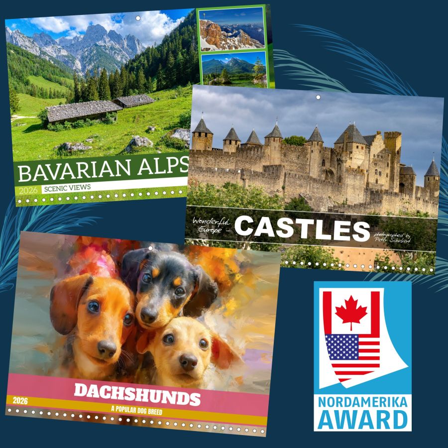 Gewinnerkalender CALVENDO Nordamerika-Award (© CALVENDO)