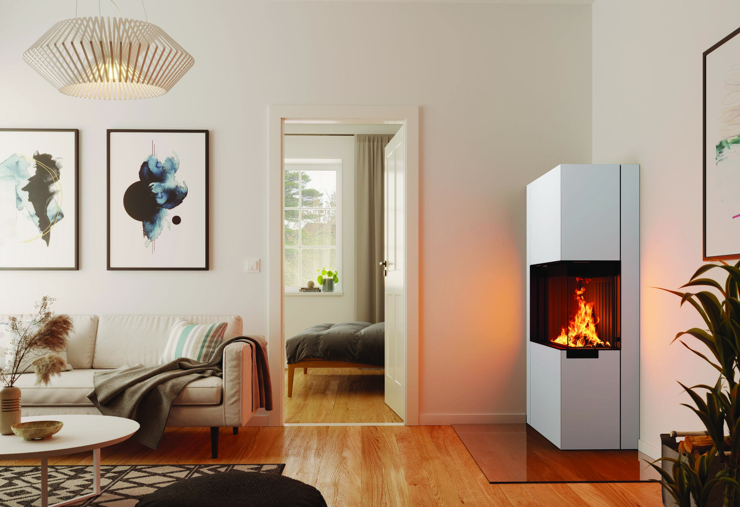 Innovative Dämmkonzepte ermöglichen besonders platzsparende Kaminanlagen (Die Bildrechte liegen bei dem Verfasser der Mitteilung.)