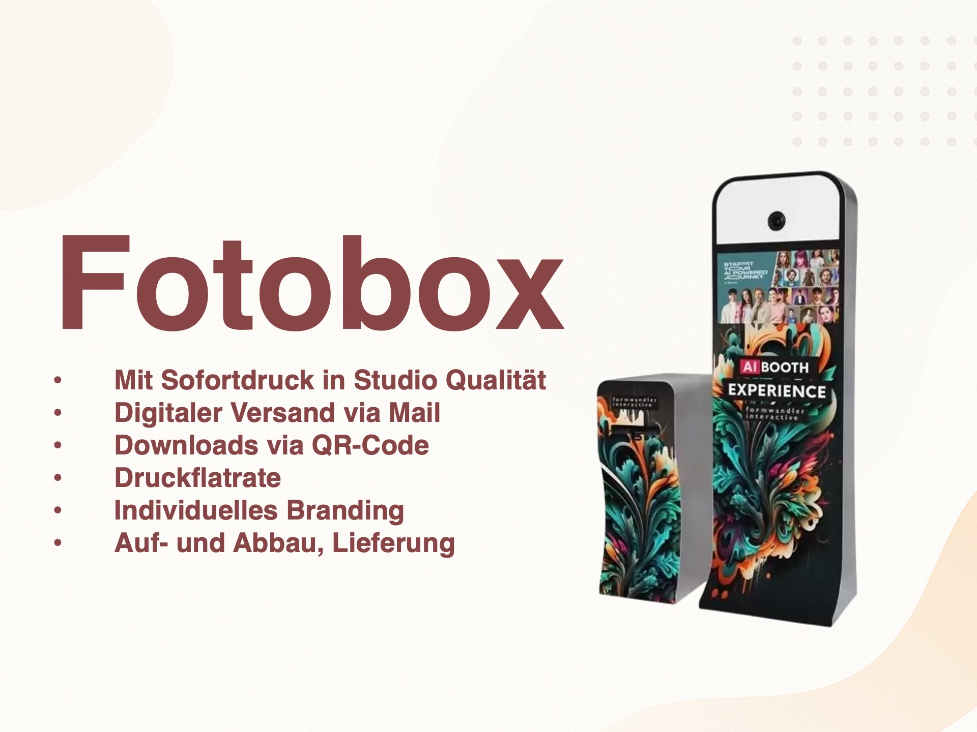 Branda Fotoboxen (Die Bildrechte liegen bei dem Verfasser der Mitteilung.)