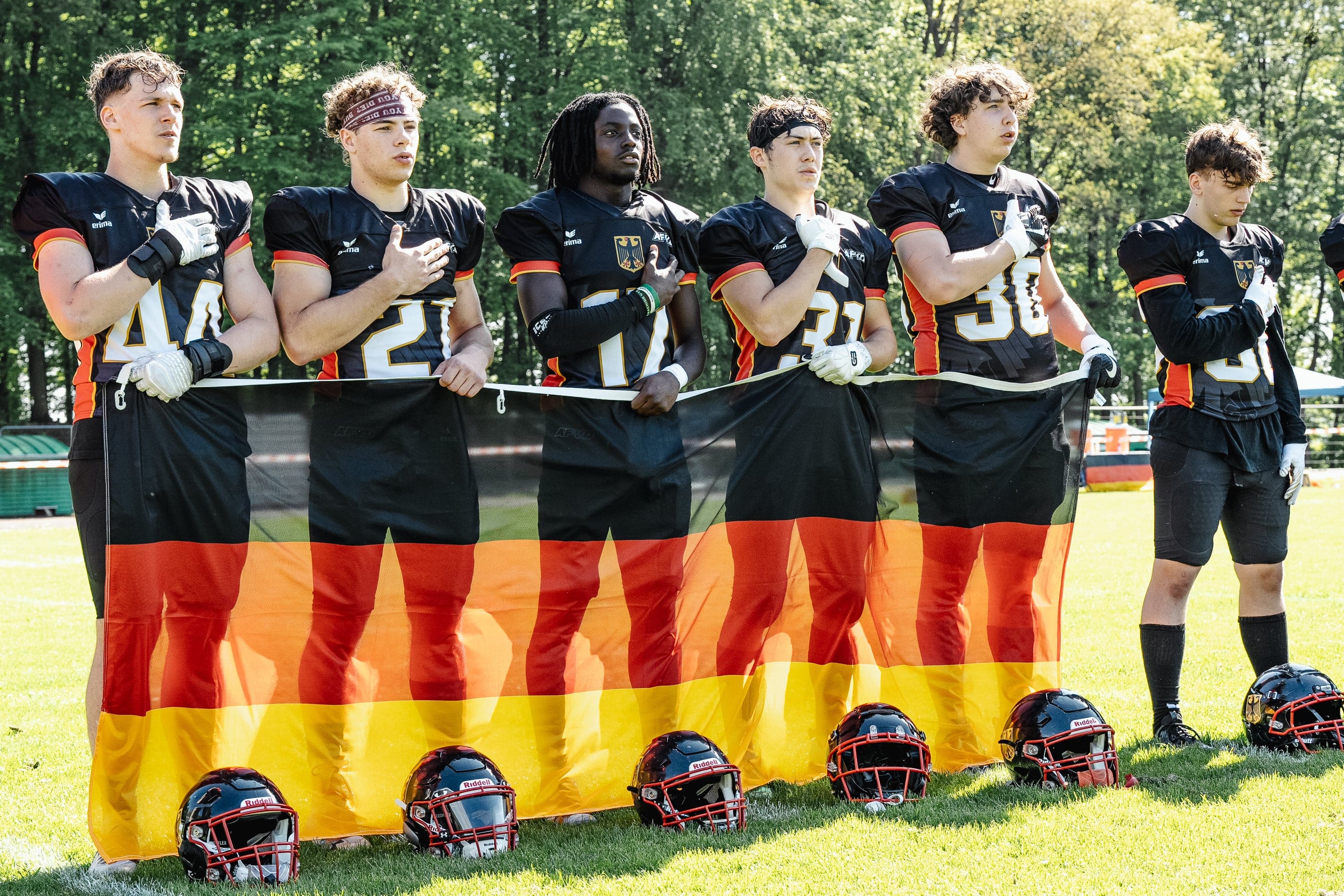 Interkontinentales Footballspiel Deutschland Kanada in Bochum (Bildquelle: @Lea Wohlfahrt AFVD)