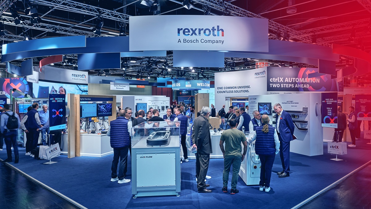 Bosch Rexroth zeigt auf der SPS Neuheiten rund um das Automatisierungssystem ctrlX AUTOMATION (Bildquelle: Bosch Rexroth AG)