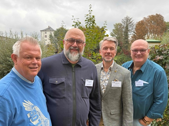 Neues Vorstandsteam (v.l.n.r.): Joachim Jaschke, Axel Schäfer, Dennis Hartog, Michael Stanke (Die Bildrechte liegen bei dem Verfasser der Mitteilung.)