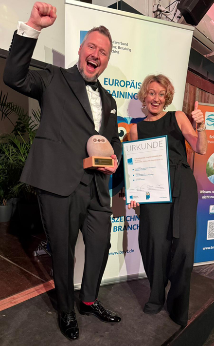 TrainerKlub: Gewinner Trainingspreis in Gold 2025 des BDVT