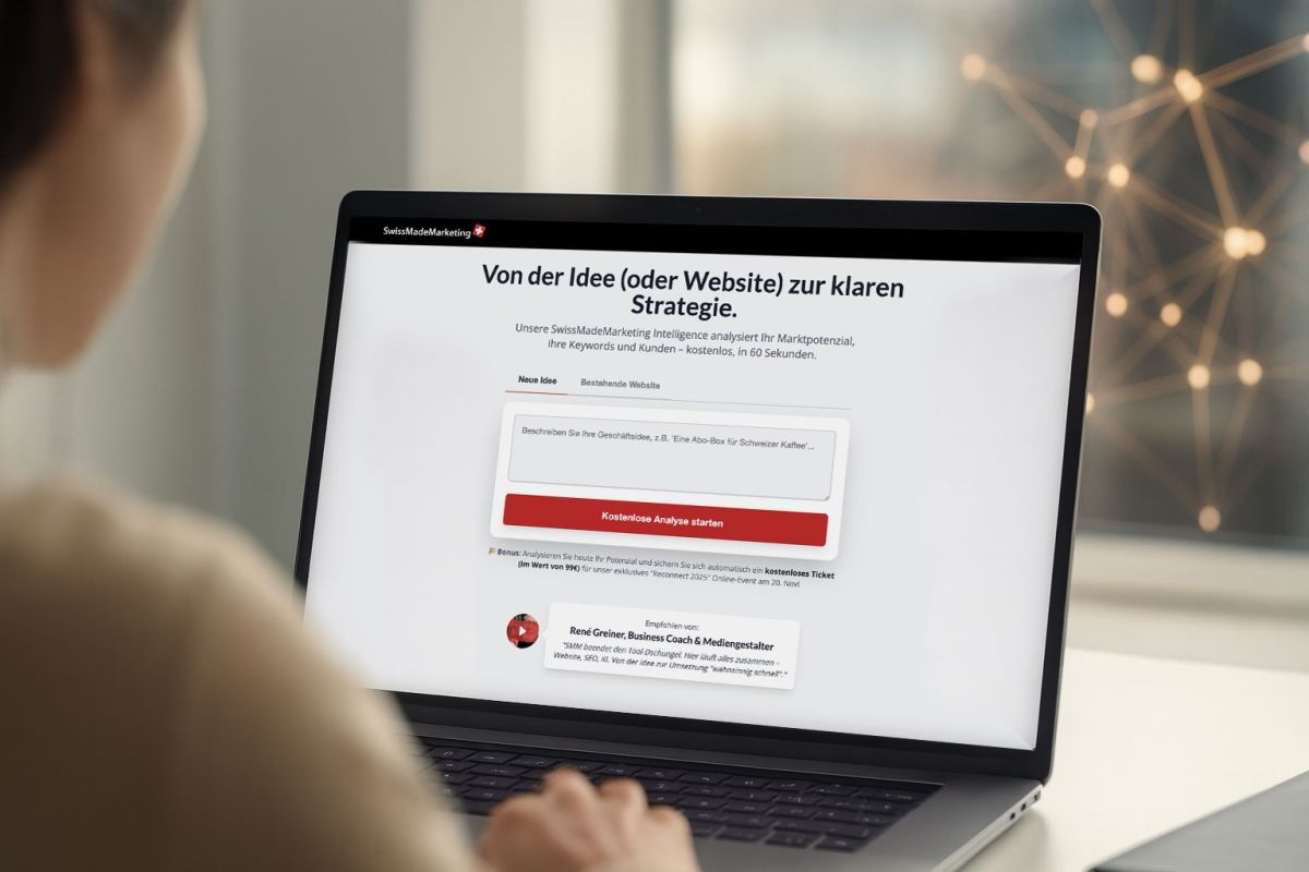 Ein Blick über die Schulter: KI-gestützte Ideen-Analyse. (© 2025 | Greiner coaching & media GmbH)