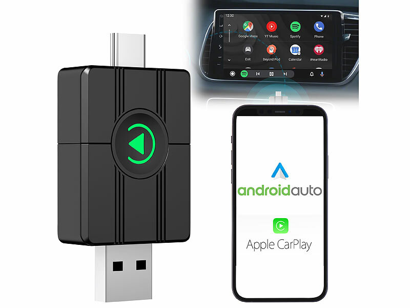 Creasono Wireless Adapter für Apple CarPlay und Android Auto, mit 2,4& 5 Ghz, www.pearl.de (Die Bildrechte liegen bei dem Verfasser der Mitteilung.)