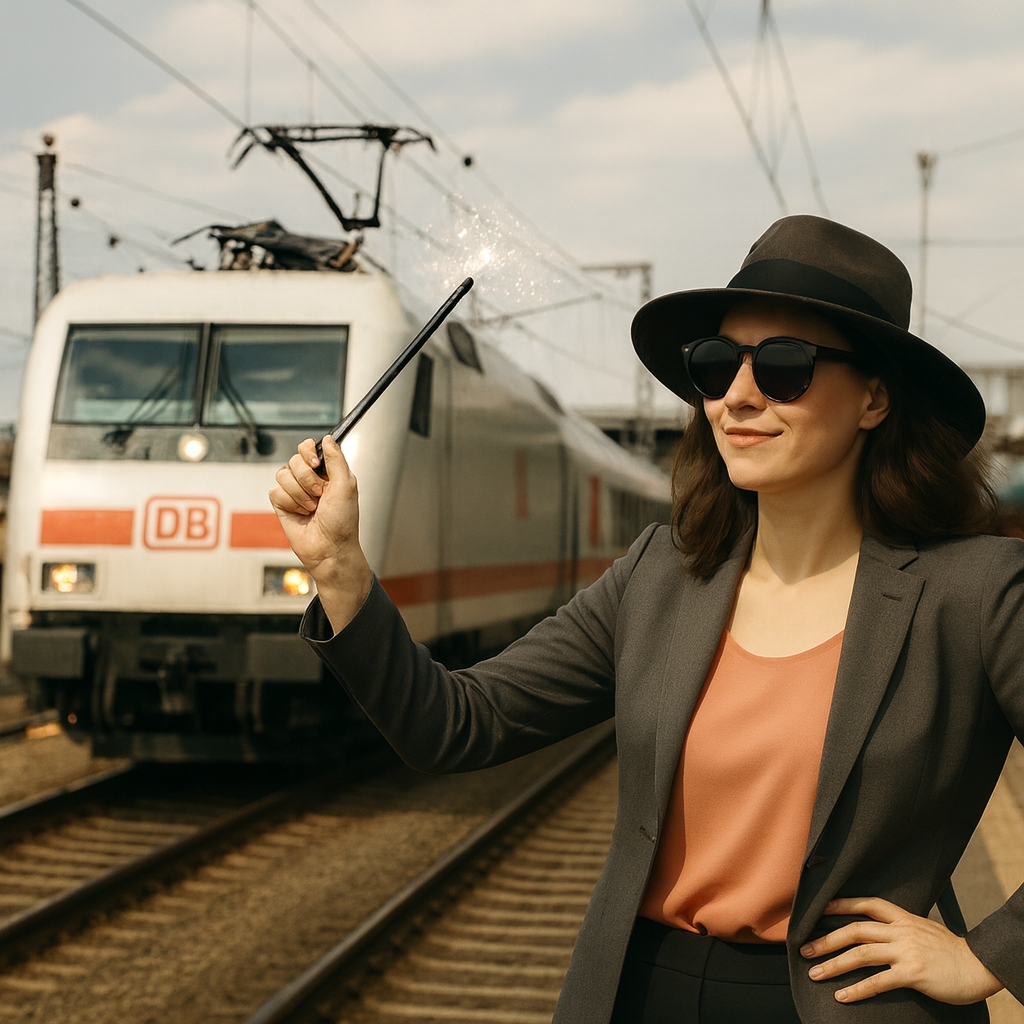 Wer zaubert die Bahn profitabel? (Die Bildrechte liegen bei dem Verfasser der Mitteilung.)