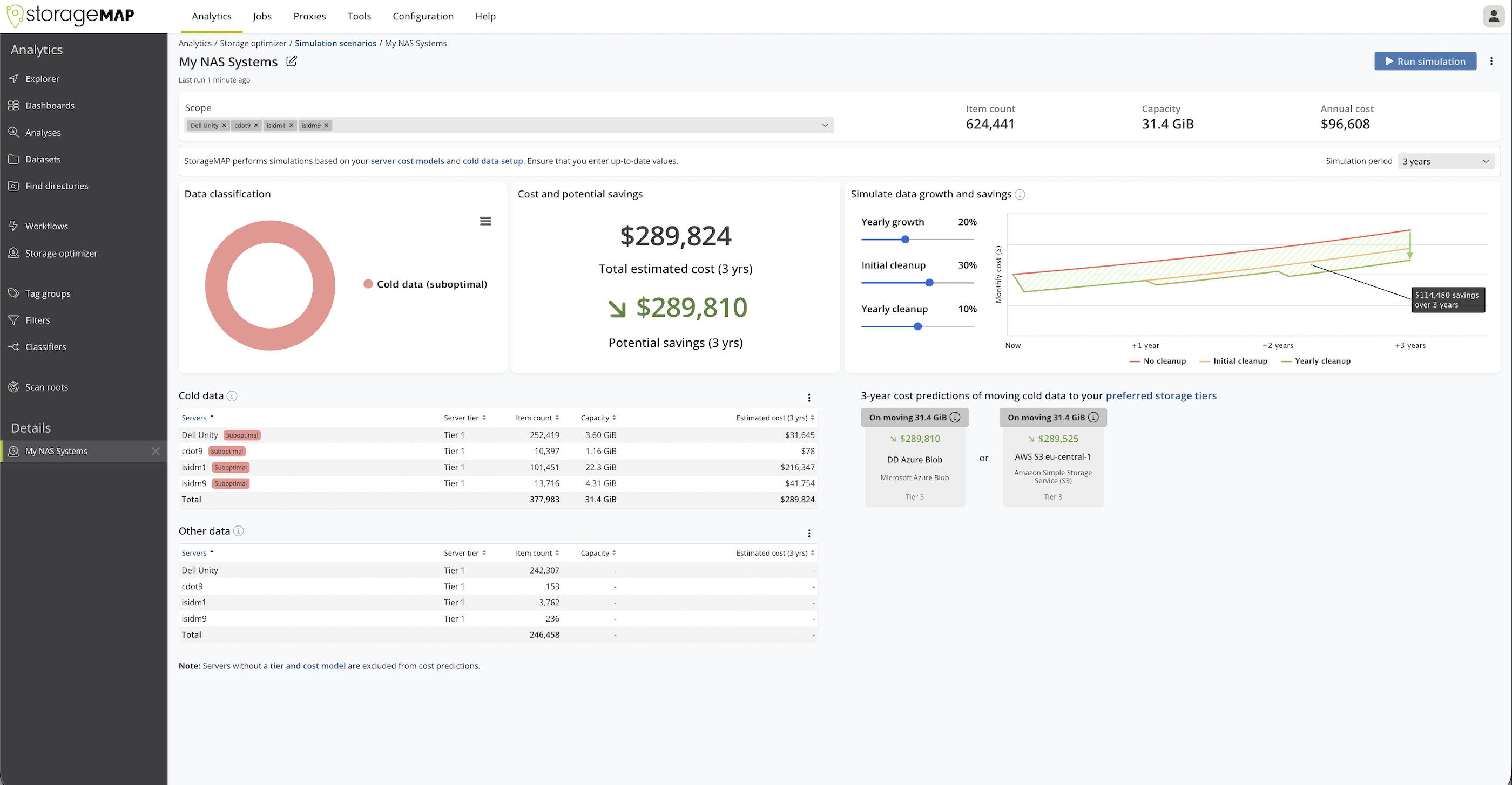 StorageMAP 7.4 (Bildquelle: @Datadobi)