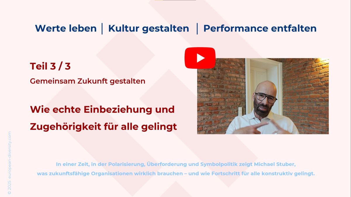 Stuber über erfolgreiche Unternehmen: Haltung, gleiche Standards und Zugehörigkeit für alle (Photo: Anja Viering)