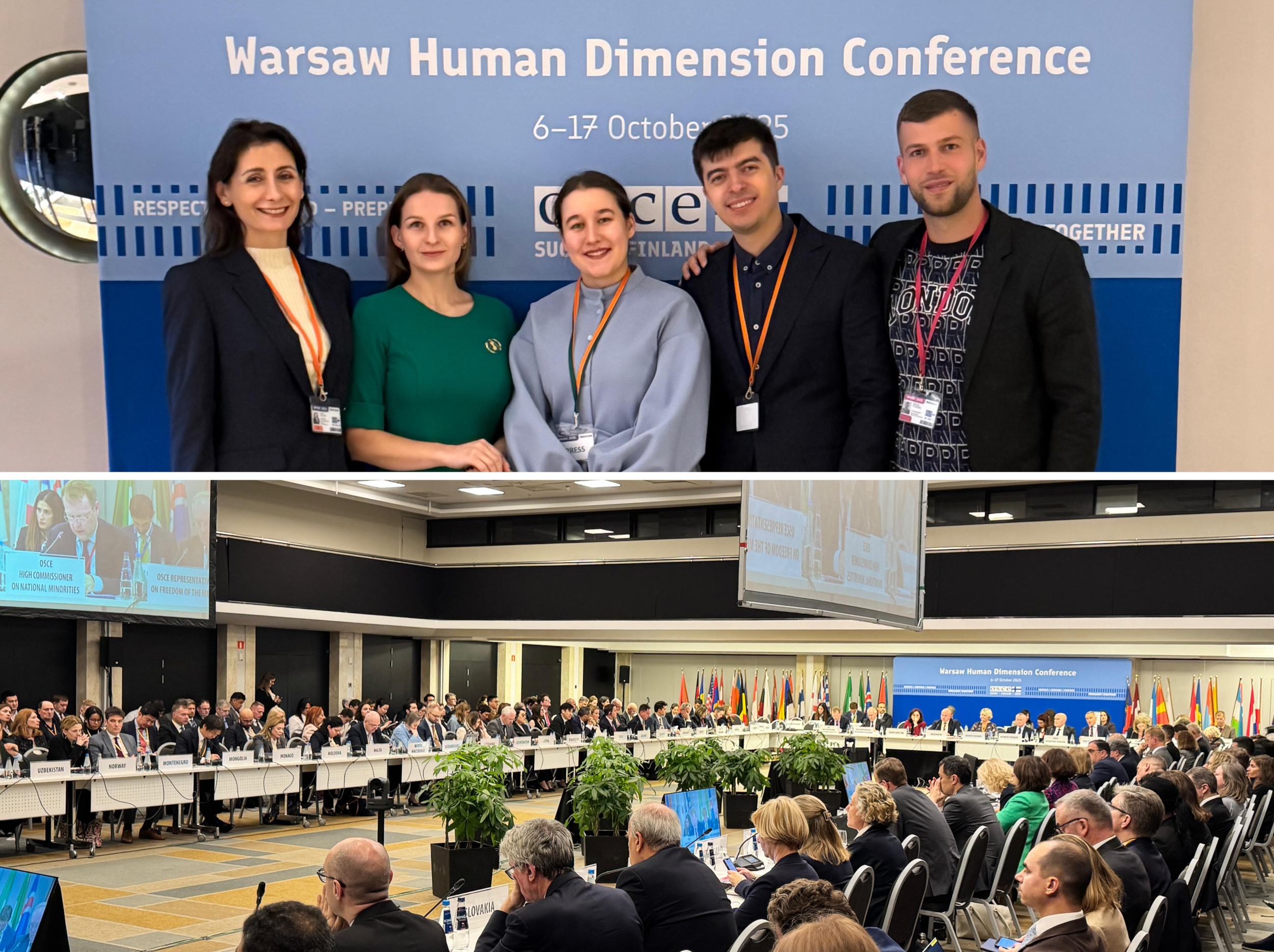 Vertreter von ALLATRA bei OSZE-Konferenz in Warschau