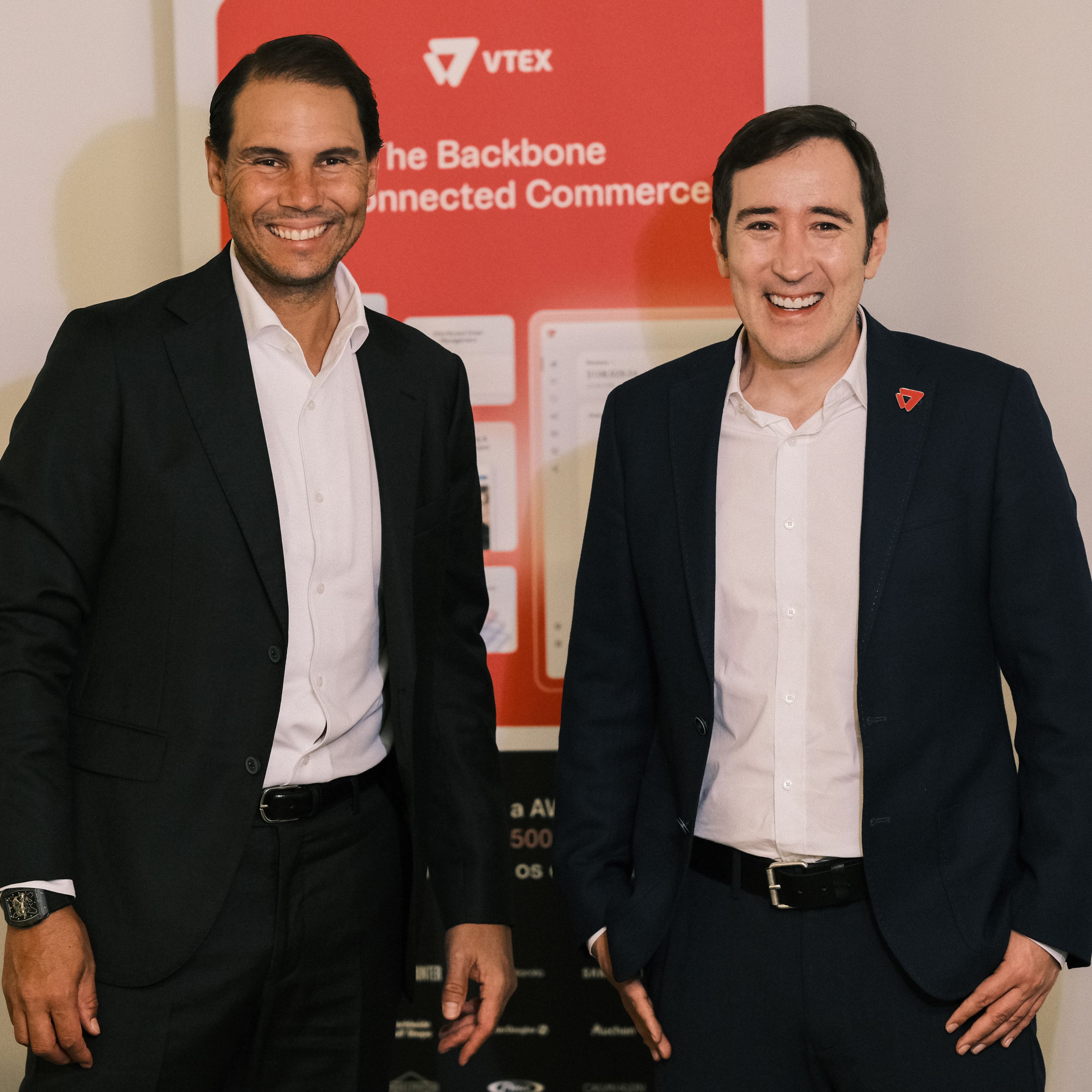 Rafael Nadal and Santiago Naranjo, VTEX Connect, 2025