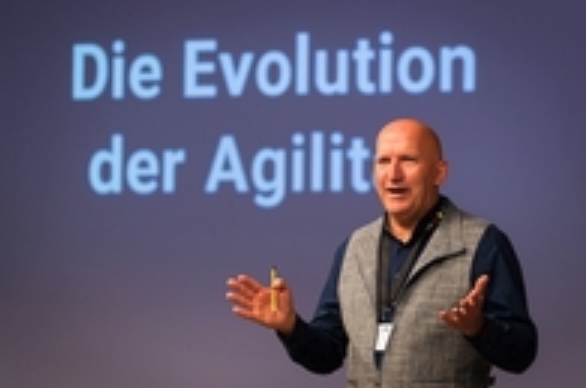 Keynote Speaker - Andreas Becker - Evolution der Agilität (Die Bildrechte liegen bei dem Verfasser der Mitteilung.)