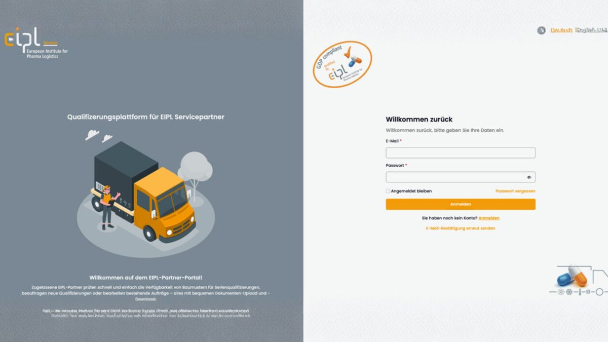EIPL Service Partner Plattform (© European Institute for Pharma Logistics Services GmbH)