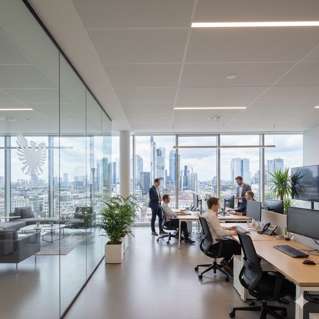 Moderner Bürostandort in Frankfurt: Tatenwerk stärkt Zeitarbeit und Personalvermittlung in der gesam (Die Bildrechte liegen bei dem Verfasser der Mitteilung.)