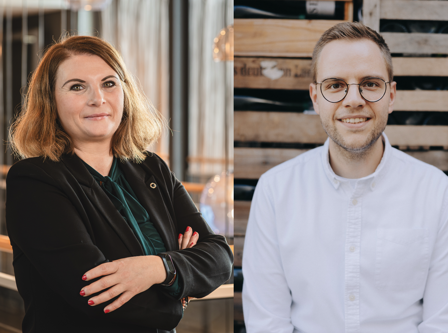 Arete Schäffler, Fachvorständin HR & People and Culture und Gerhard Wasem, Fachvorstand MICE & Sales der HSMA Deutschland e.V.