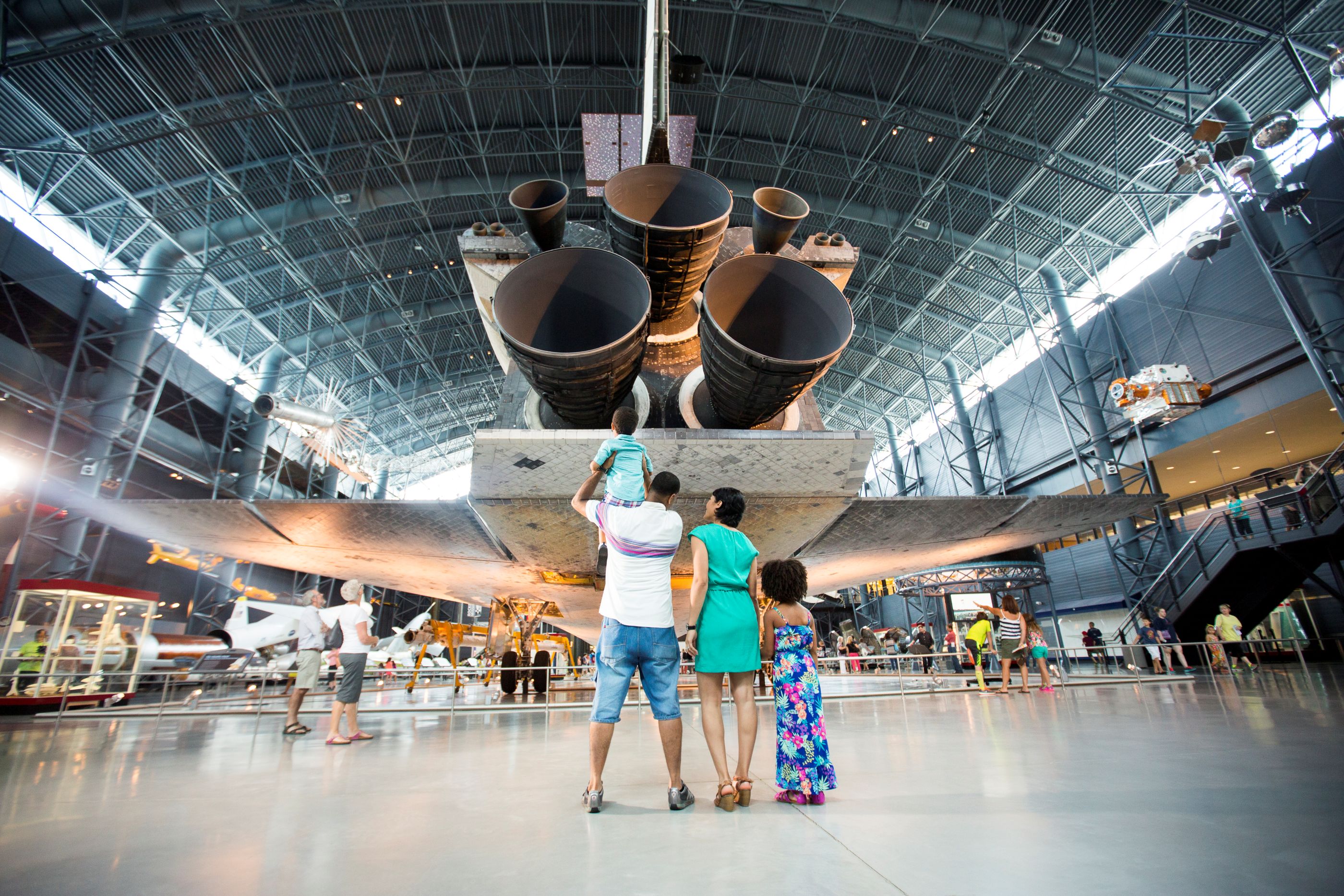 Die Dependance des National Air& Space Museum in Virginia wird bis Ende 2028 noch größer. (Bildquelle: Visit Fairfax)